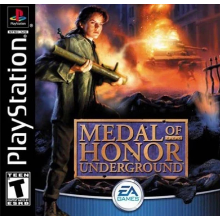 Jogo medal of honor underground COMPATIVEL COM PS1/PSONE