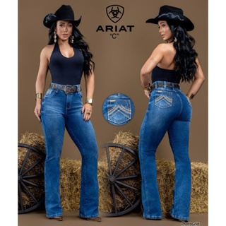 Calça jeans country feminina Ariat e Tx F perfeita para quem vive o campo com atitude e conforto. ;🤠 em Oferta na Shopee