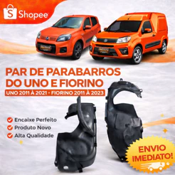 Par de Para Barros Fiat Novo Fiorino/Uno 2011 2012 2013 2014 Até 2021