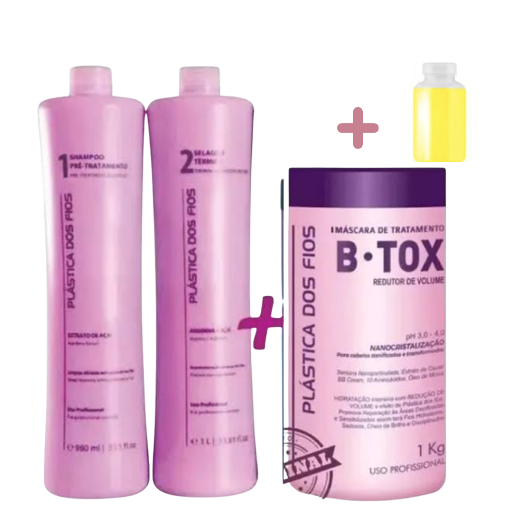 Kit Plástica dos fios Selagem Térmica Progressiva Original