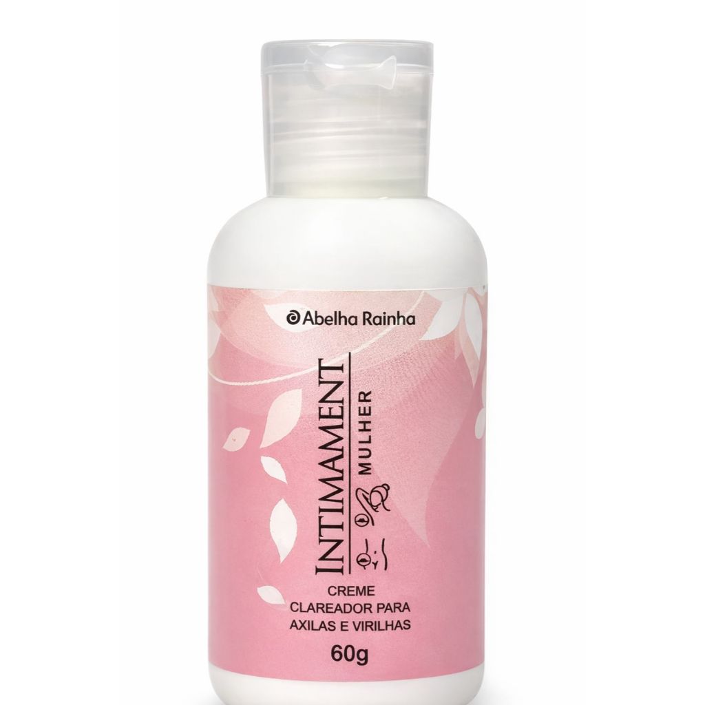 Creme Clareador Axilas e Virilhas Intimamente Mulher 60g Abelha Rainha Uniformiza e Hidrata