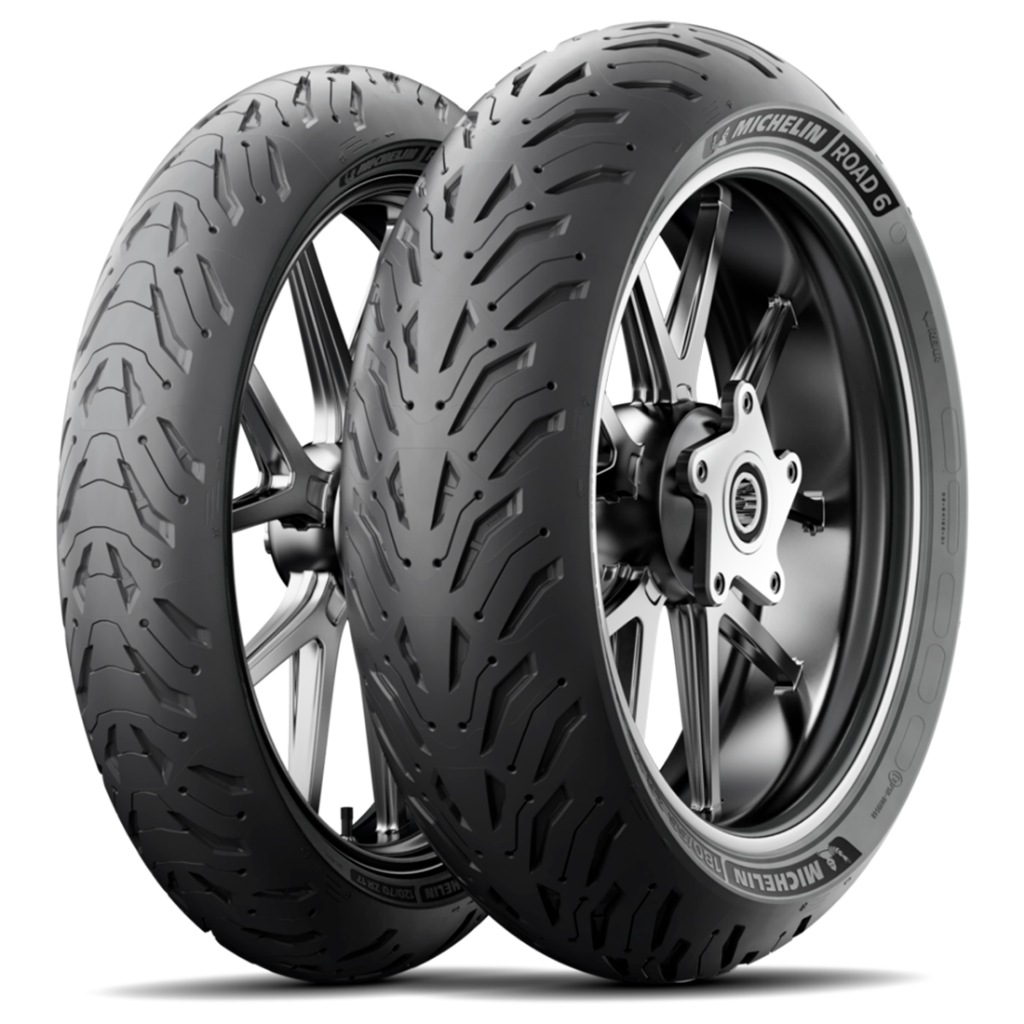 PNEU 120/70 ZR17 + 180/55 ZR17 ROAD 6 MICHELIN