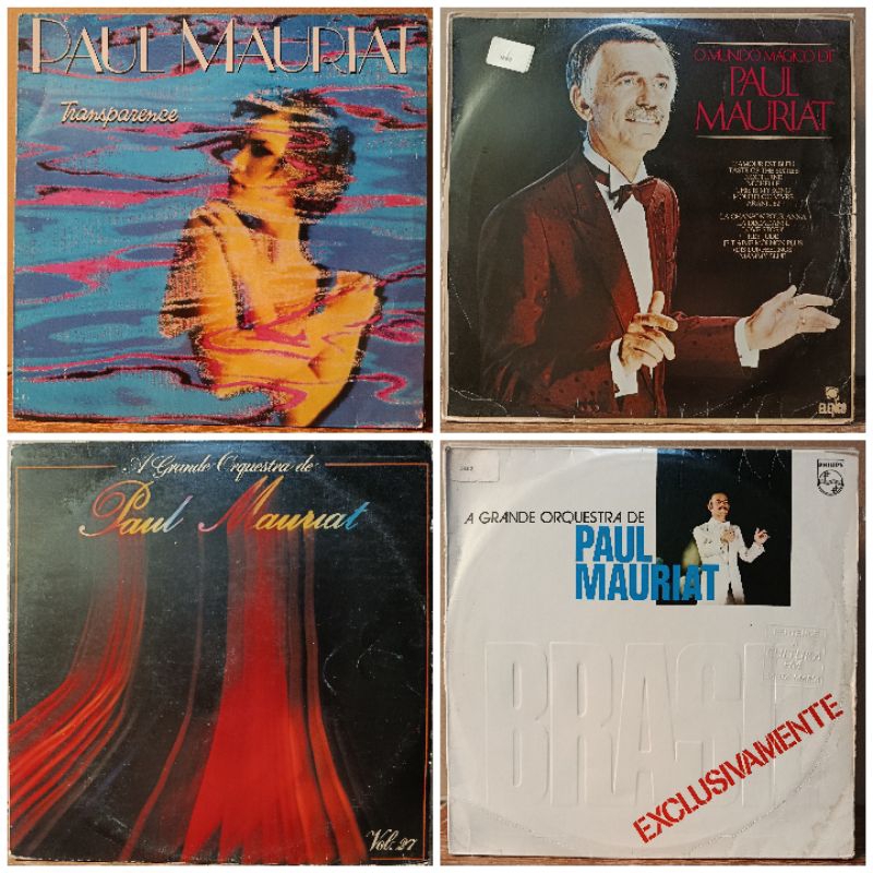 LP Lote com 4 discos do Paul Mauriat 01 (018)