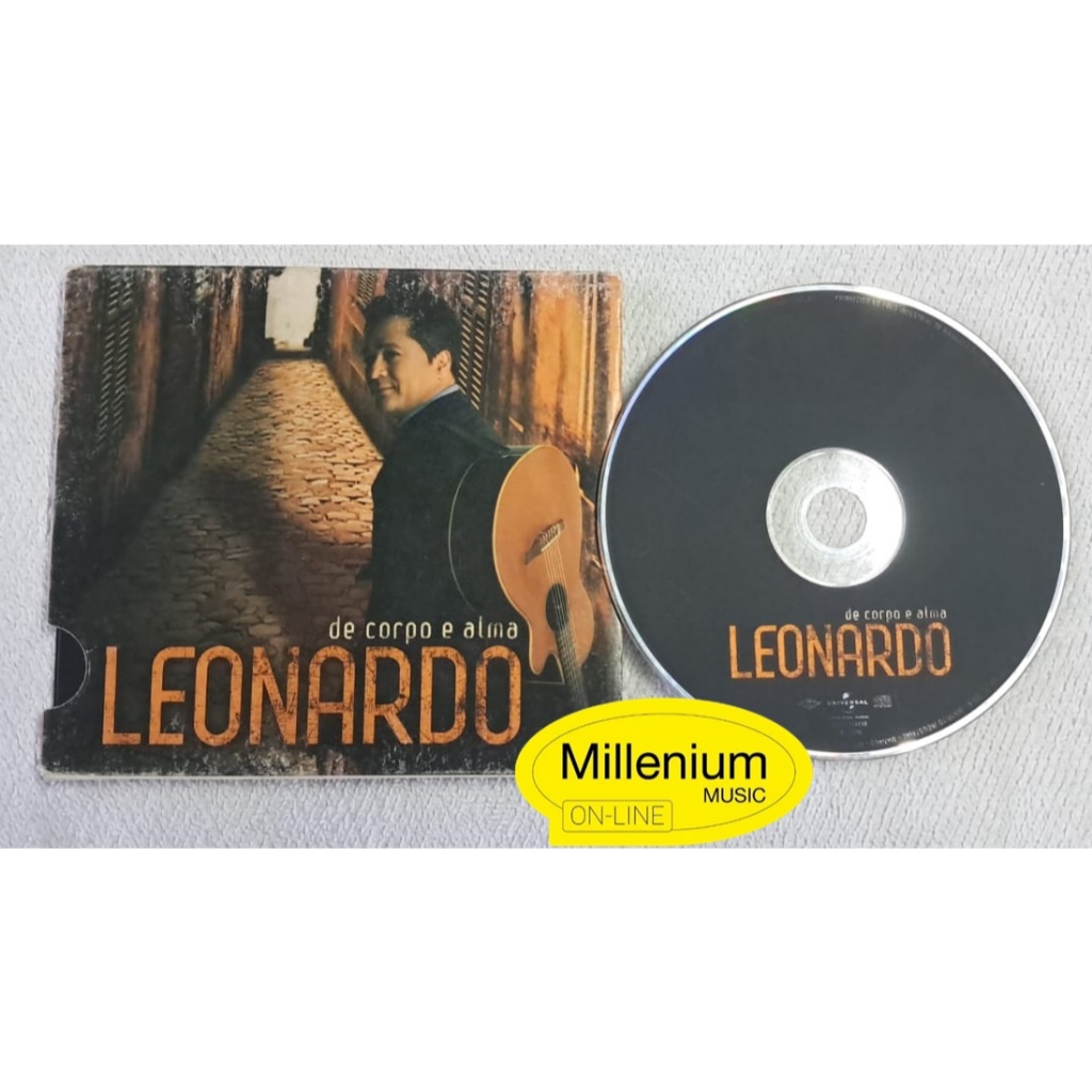 CD Leonardo  De Corpo E Alma 2006 Original Gravadora Coecionador Ótimo Estado