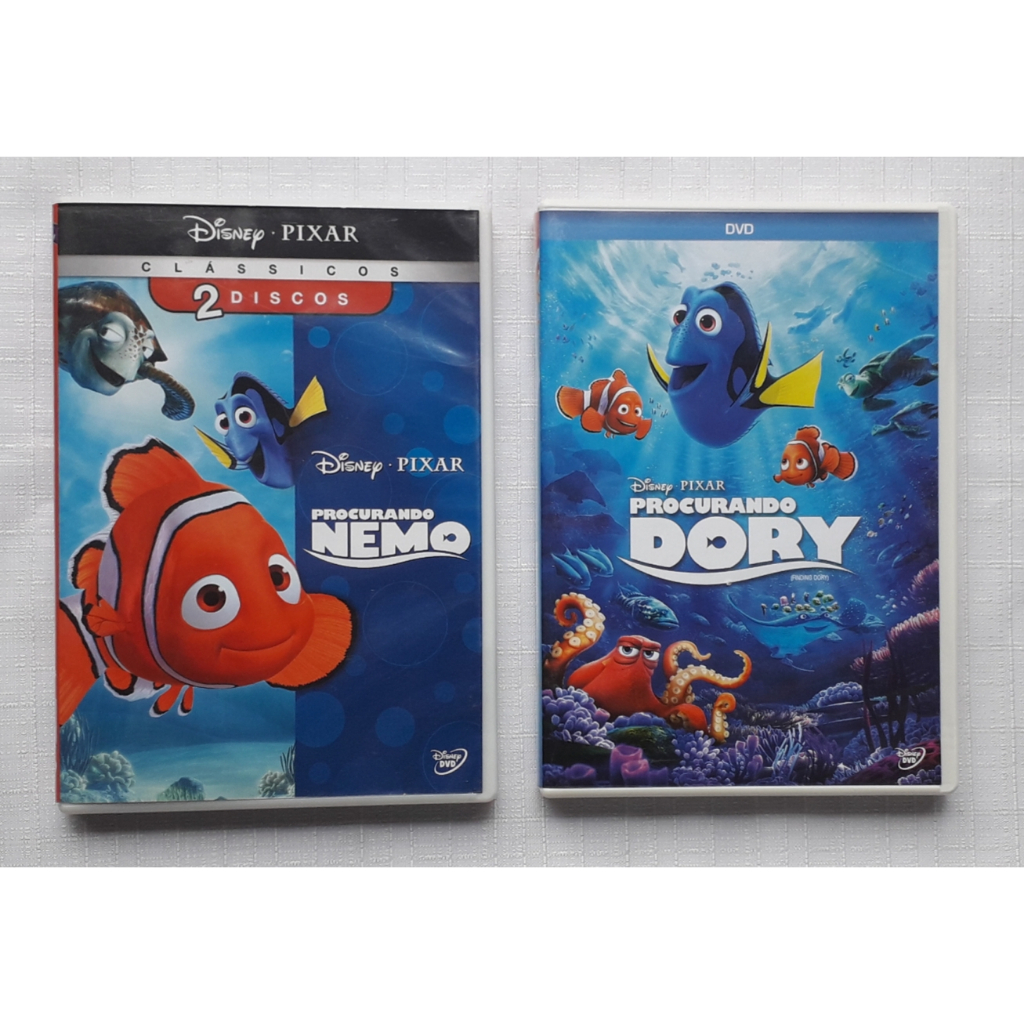 Dvd Procurando Nemo e Dory - 2 Filmes (originais)