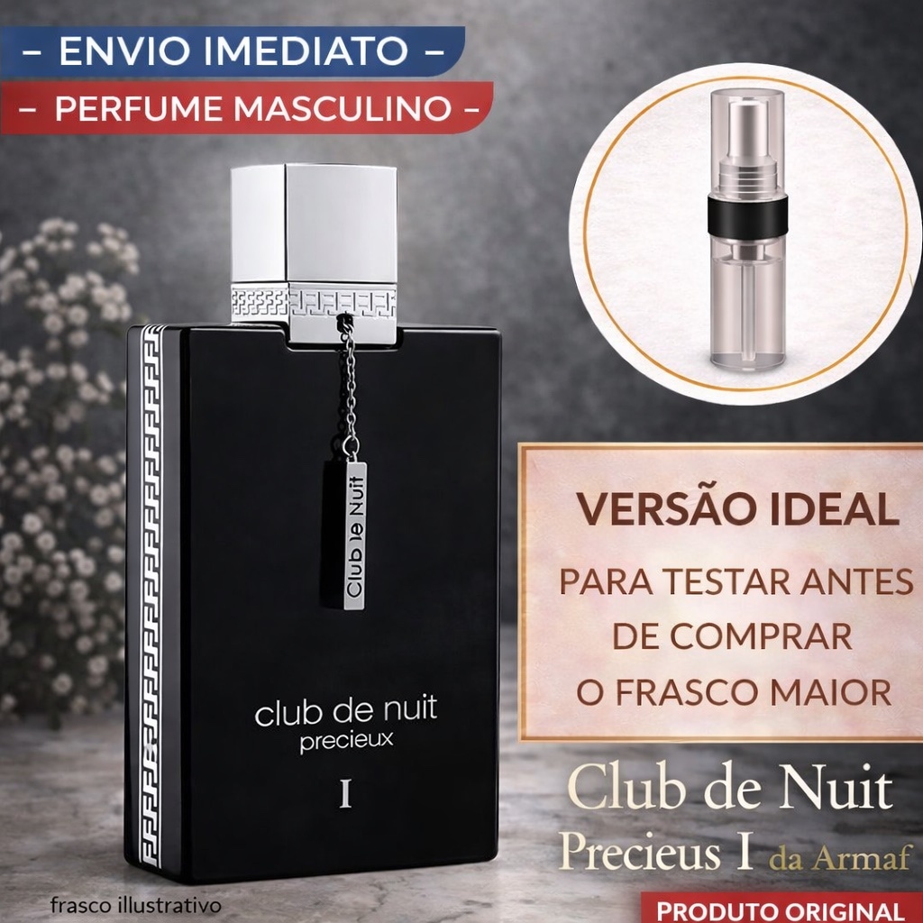 Perfume Masculino Club the Nuit Precieux I POTENTE ELEGANTE QUE DEIXA RASTRO Perfume masculino