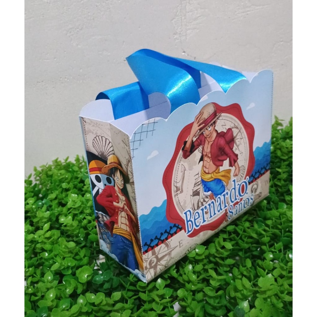 Sacolinha Personalizada One Piece Festa Infantil | Lembrancinha Aniversário | Fazemos Qualquer Tema