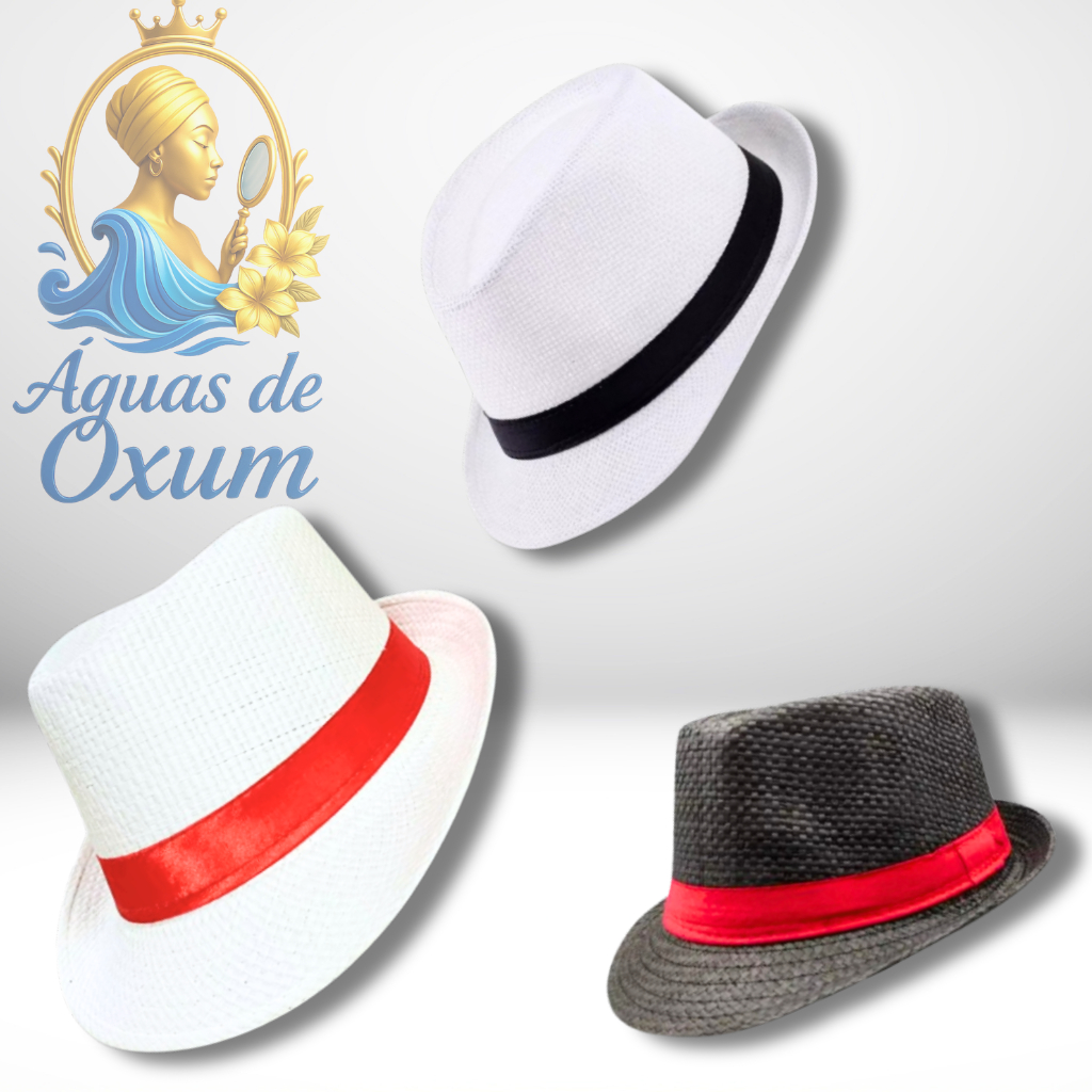 Chapéu Malandro aba Curta Várias cores Umbanda Candomblé