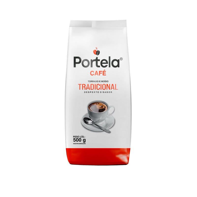 Café Portela Torrado e Moído Tradicional 500g 100% Arábica