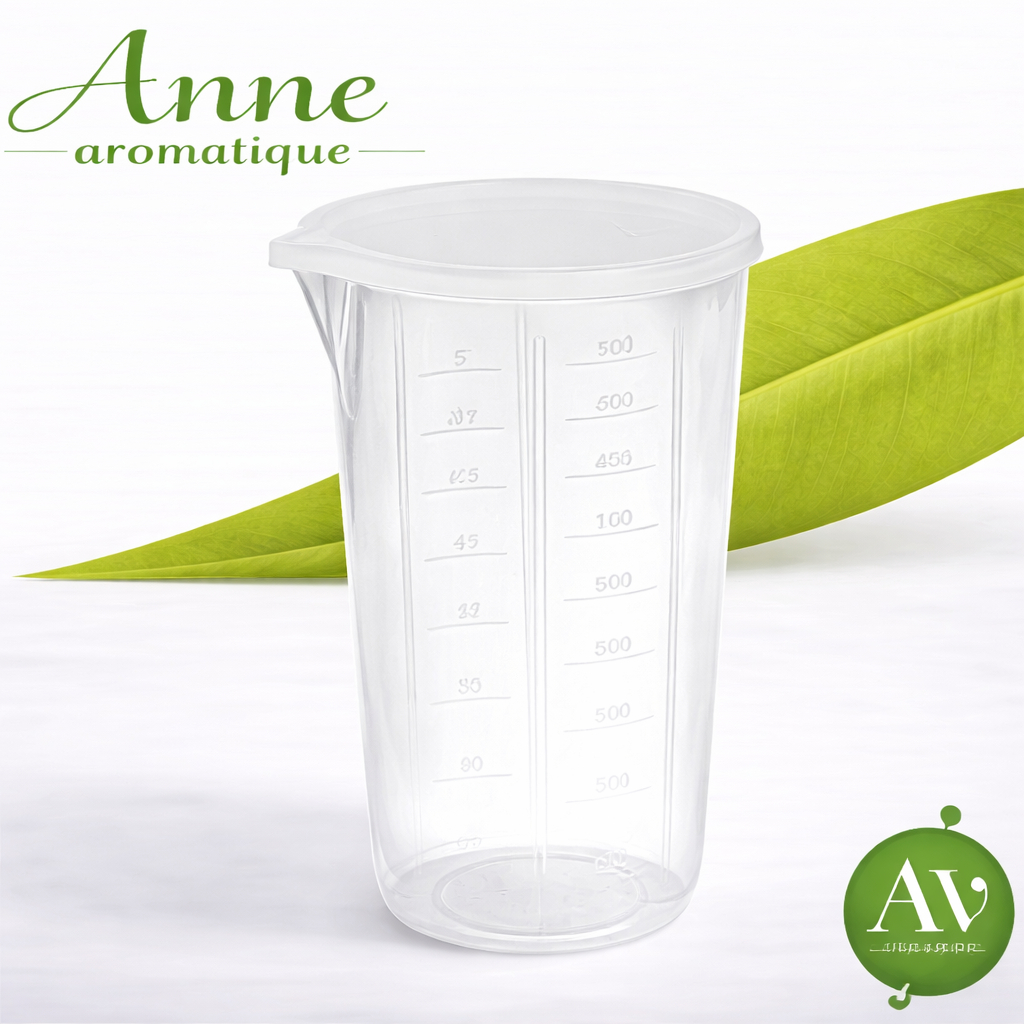 Copo Medidor Multiuso Transparente Tampa Branca E Bico 500ml