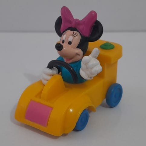 Boneco Carrinho Miniatura Personagem Minnie Mouse - Disney - Nestlé Magic Box - 