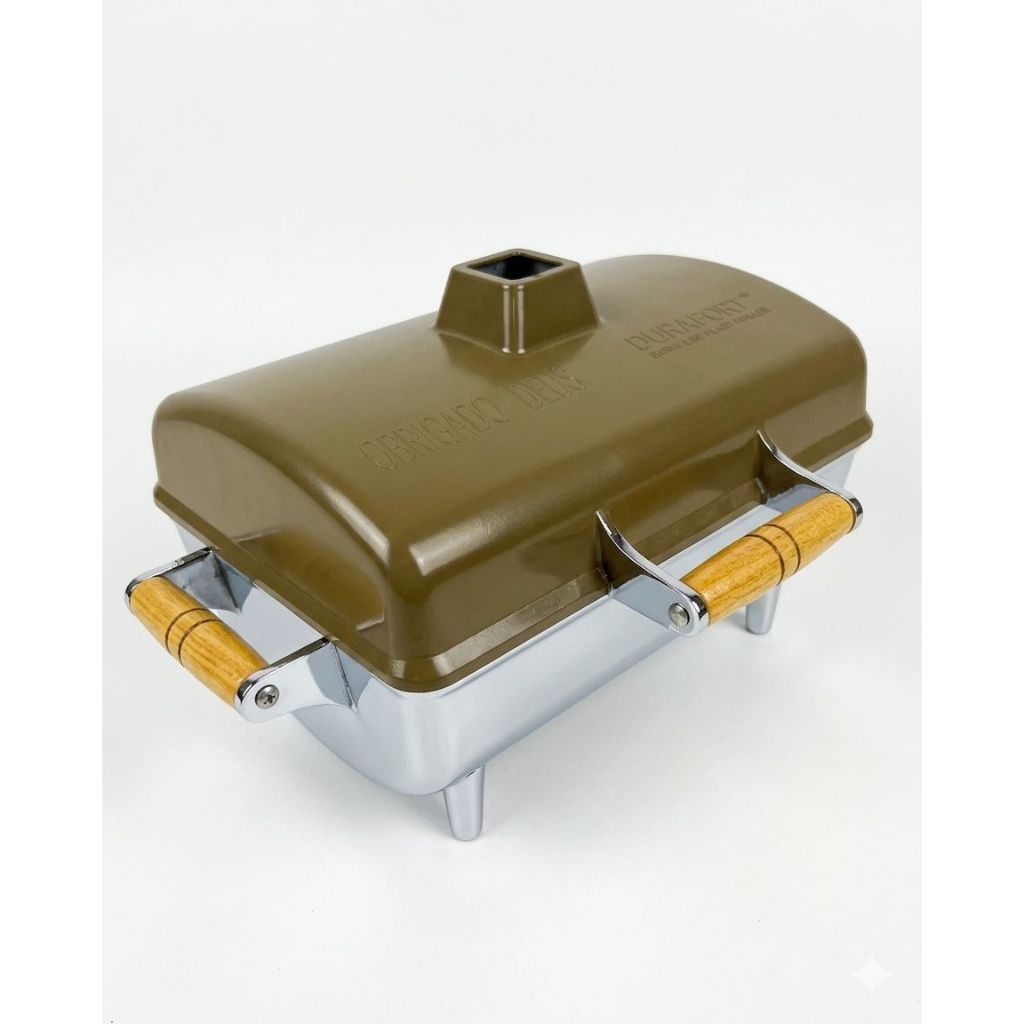 Churrasqueira Bafo Durafort Perola Premium em Alumínio Bronze