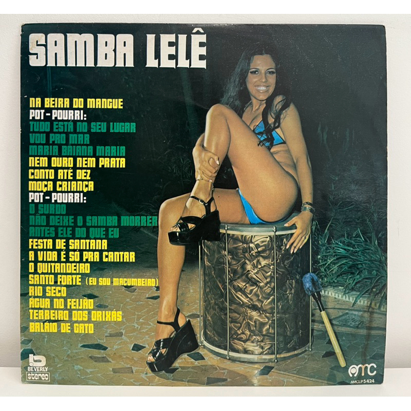 LP VINIL SAMBA LELÊ 1977.