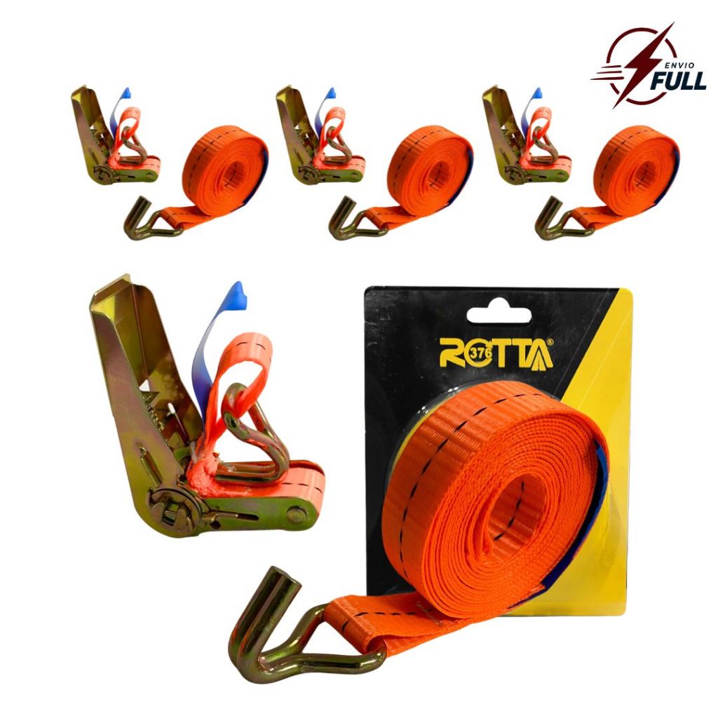 Kit 4 Cinta Catraca Amarração 800kg Carretinha Moto JetSki 3 Metros