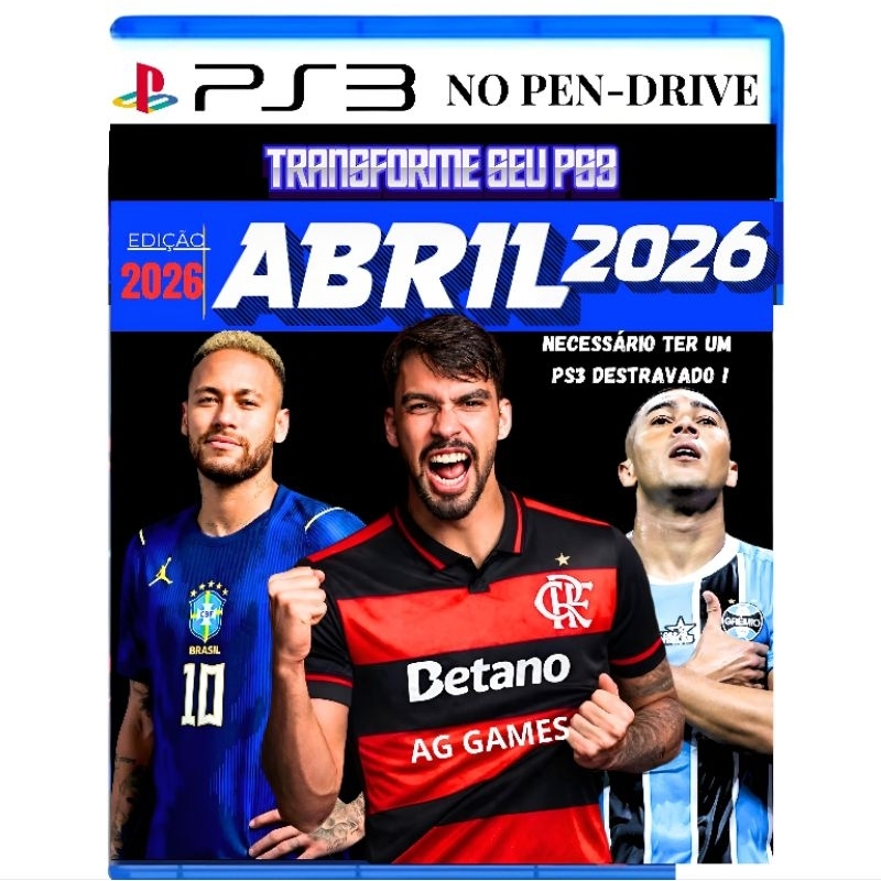 FUTEBOL PES 2026 P| PS3 (HEN OU CFW) - LANÇAMENTO