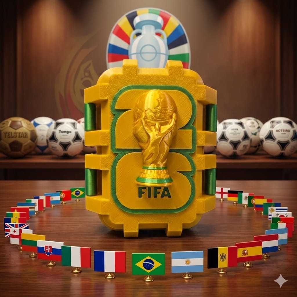 Caixa / Porta Figurinhas Do Album Copa Do Mundo 2026