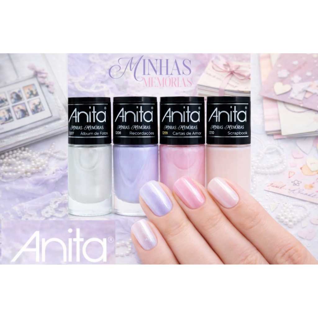Esmaltes Anita Coleção Minhas Memorias Perolado