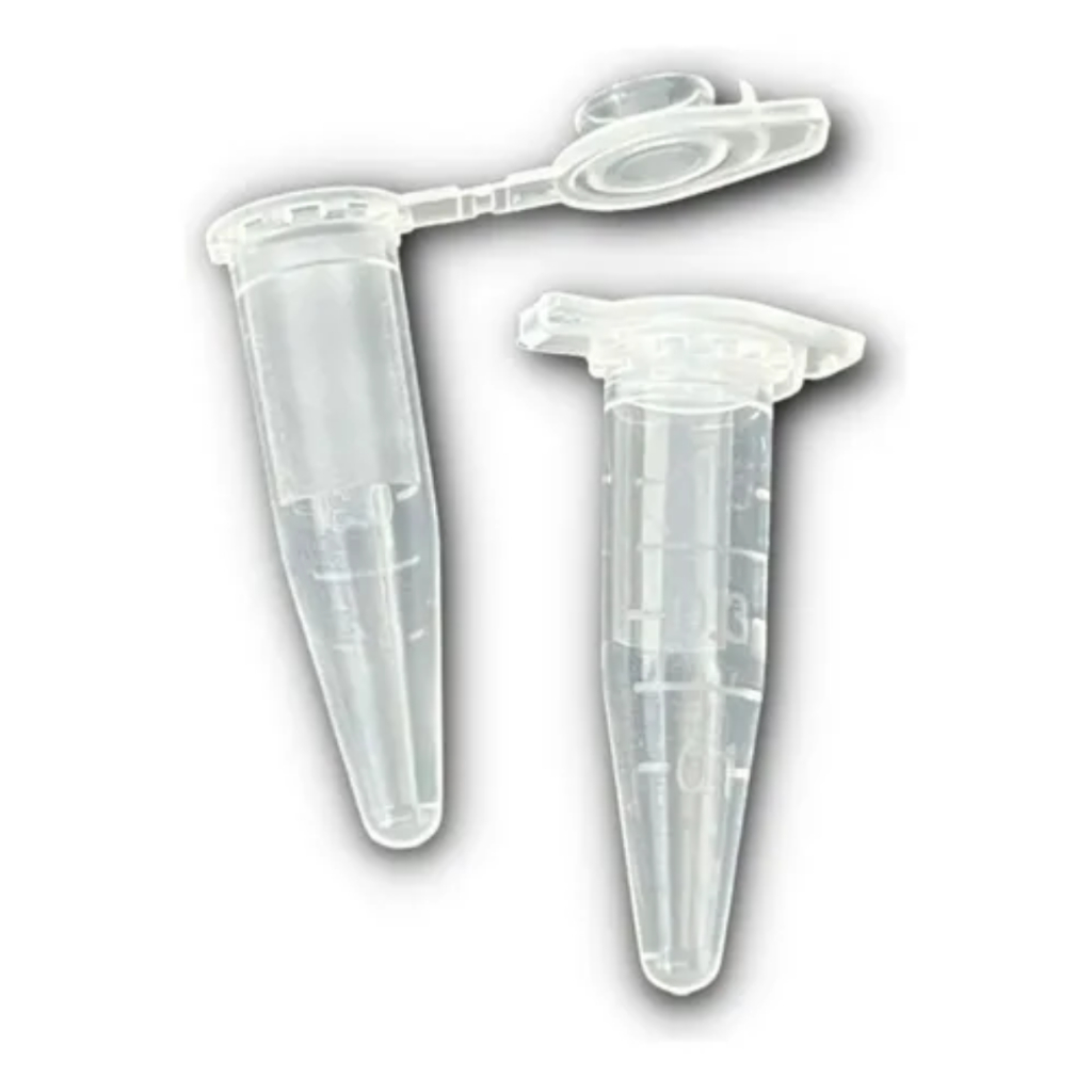 Microtubo Pino Cápsula 0,5ml Interno Graduado 1000 Unidades /pct
