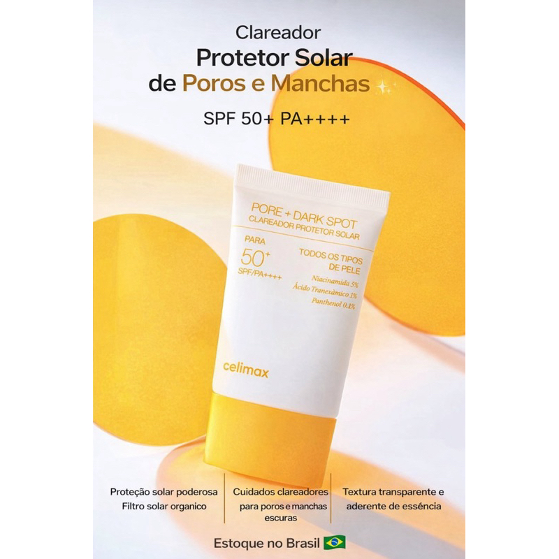 Protetor Solar Clareador 50ml