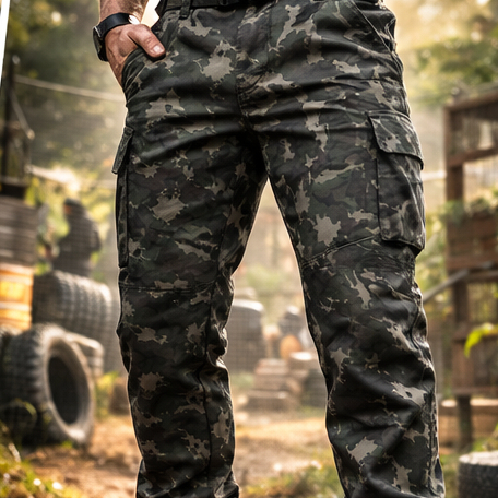 Calça Tática Camuflada Tipo Farda EB 2 Bolsos P/ Caça Pesca camping em Oferta na Shopee