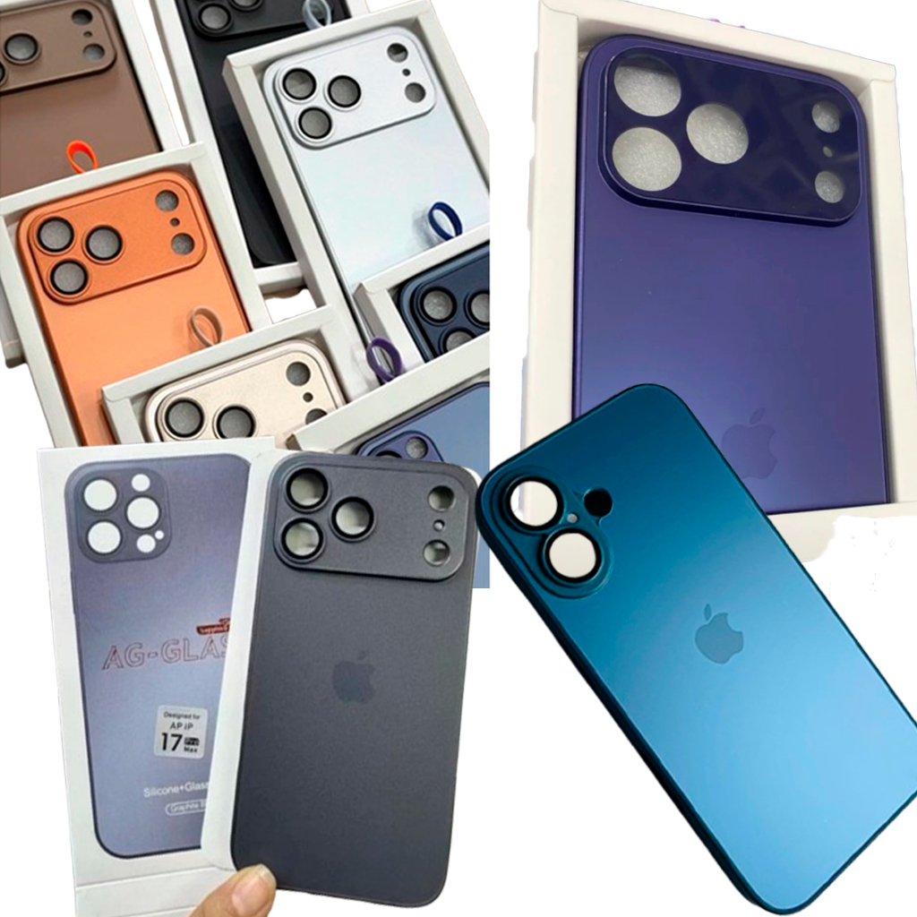 Capa AG Glass de Vidro Temperado Para iPhone 17 17 Pro 17 Pro Max Alta Qualidade Premium