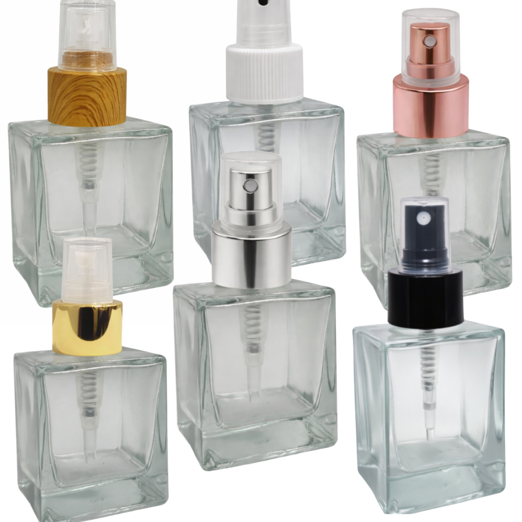 Kit 10 Frascos Cubo Viena de 100 ml com valvula Spray Home Spray