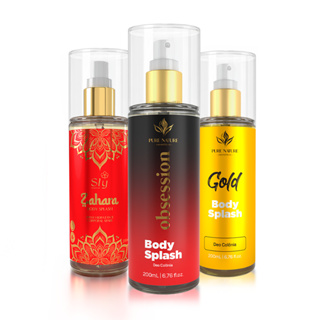 Kit 3 Body Splashs Femininos 200ml De Alta Fixação Inspiração Árabe WPink Importados em Oferta na Shopee