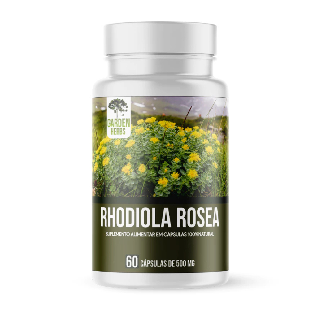 Rhodiola Rosea (Extrato 100% Puro) 60 Cápsulas 500mg 1 Unidade