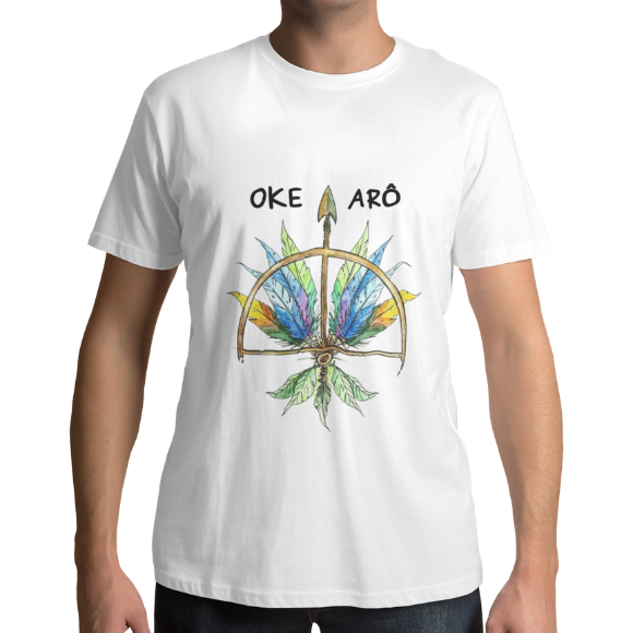 Camiseta Oke Arô Oxóssi Orixá Umbanda Candomblé
