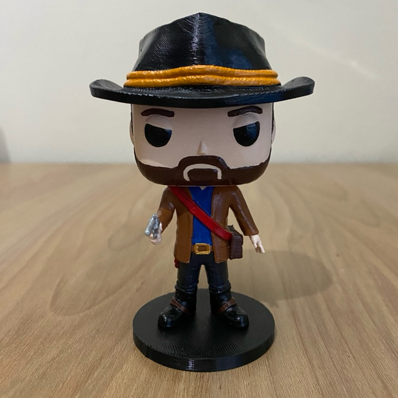 Boneco Colecionavel ARTHUR MORGAN  Red Dead Redemption Figura Decorativa Action Figure Colecionaveis Impressao 3d
