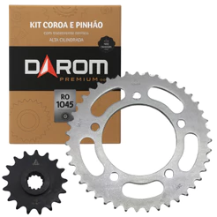 Kit Coroa E Pinhão Honda NC 750X 2014 A 2020 Darom Premium 43x17D Aço 1045