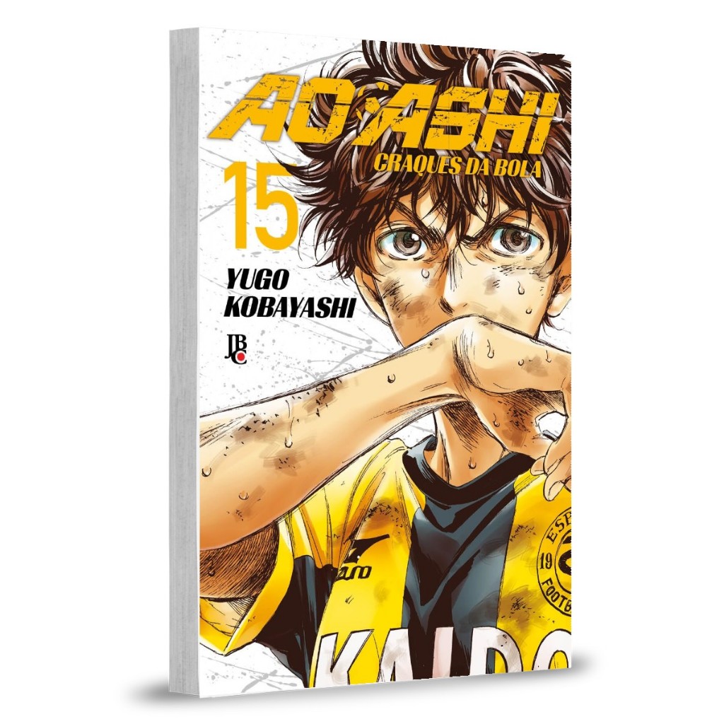 Capa do livro Mangá - Ao Ashi Vol. 15 - por Yugo Kobayashi - Editora JBC