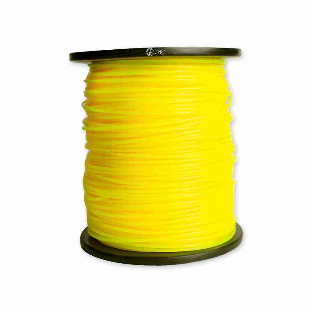 Fio de Nylon Quadrado 3mm Rolo 2kg para Roçadeira Profissional Sanre Brasil Alta Durabilidade