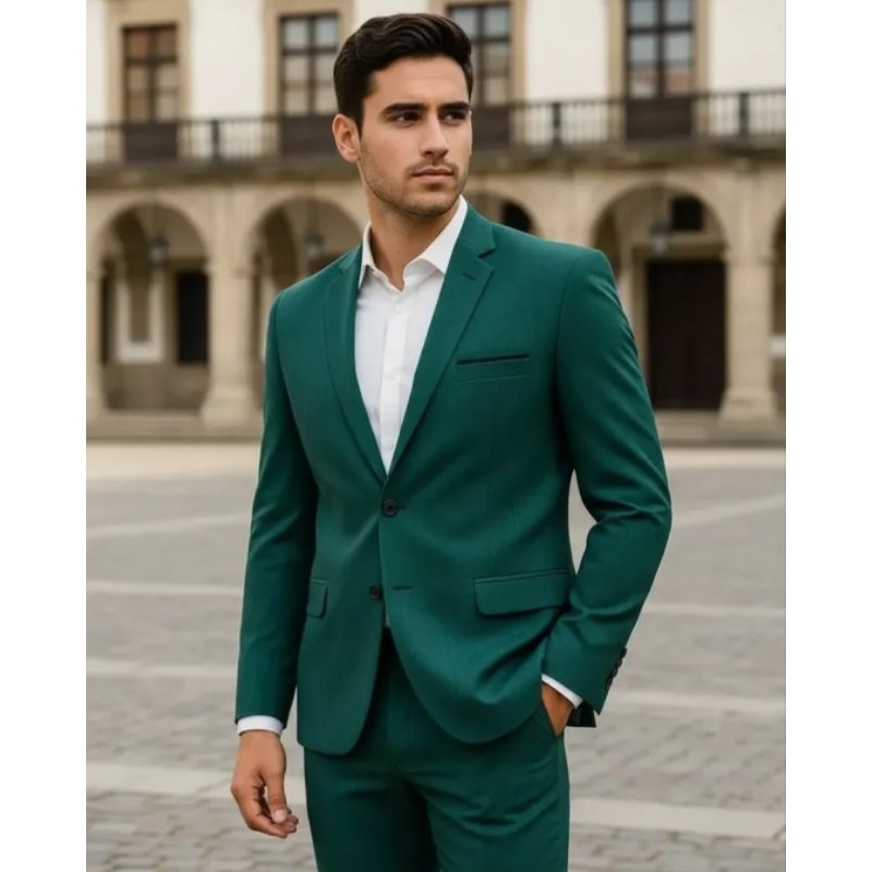 Terno Masculino Completo Slim Corte Italiano (Blazer + Calça)