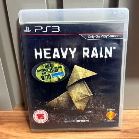 JOGO HEAVY RAIN PS3 MÍDIA FÍSICA ORIGINAL COMPLETO COM MANUAL
