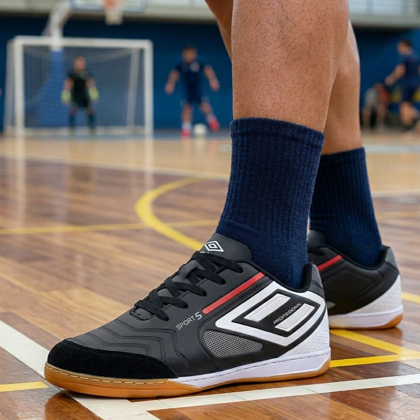 Chuteira Futsal Futebol Confortável Costurado Barato Tenis Salão PROMOÇÃO ESPECIAL