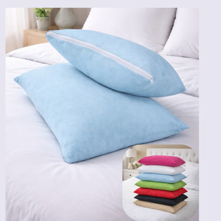 KIT 4 Capa para travesseiro com zíper malha gel - CORES SORTIDAS