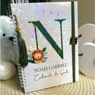 CADERNETA DE SAUDE VACINAÇAO PERSONALIZADA LUXO MENINO LEAO MINIMALISTA em Oferta na Shopee