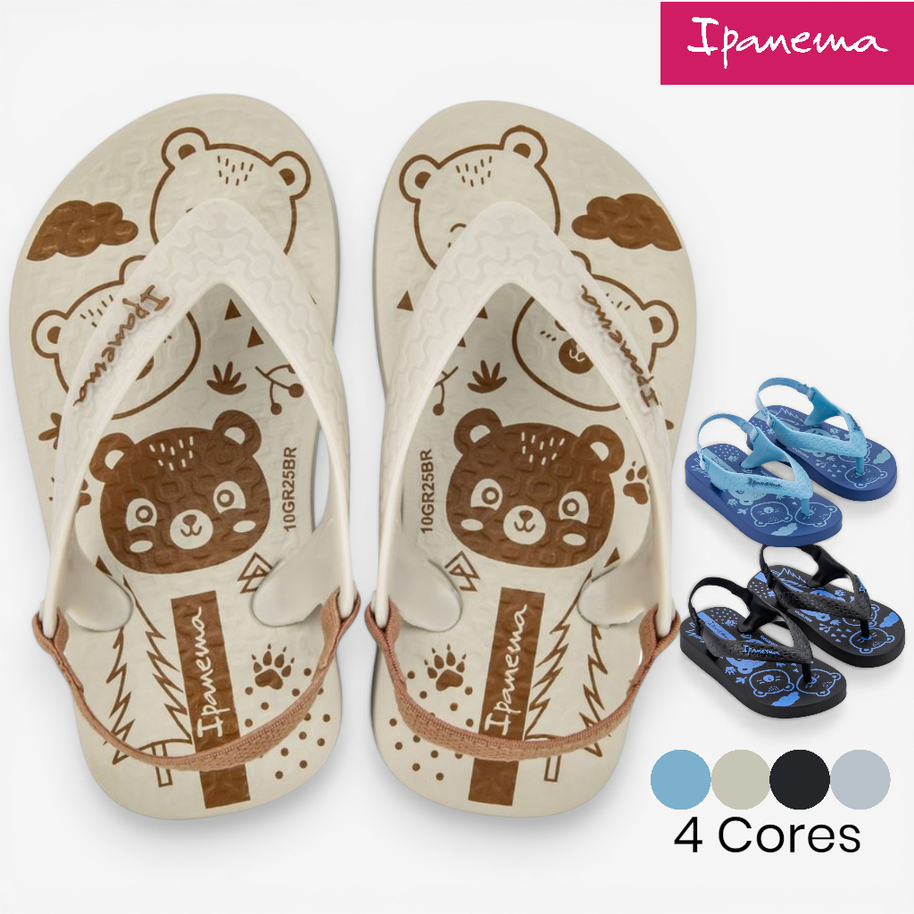 Chinelo Infantil Bebê Menino Masculino Ipanema Classic Baby