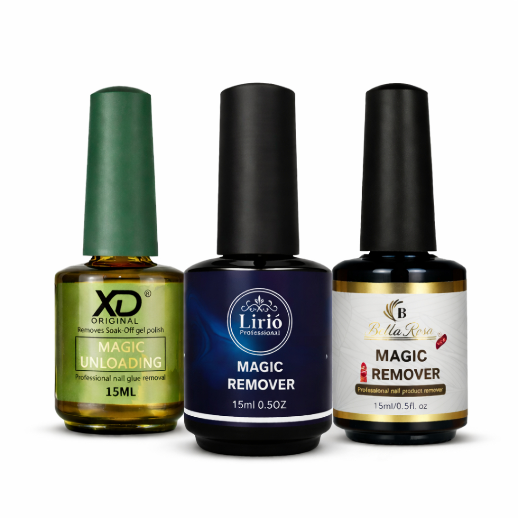 Magic Remover Lirio/Bella Rosa/XD Removedor Esmalte Em Gel p/ Unha
