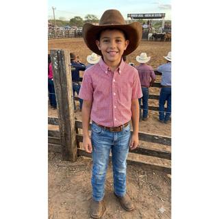 Camisa Xadrezinho Country Curta Festa Junina Quadrilha Pecuária Rodeio Vaquejada Cavalgada