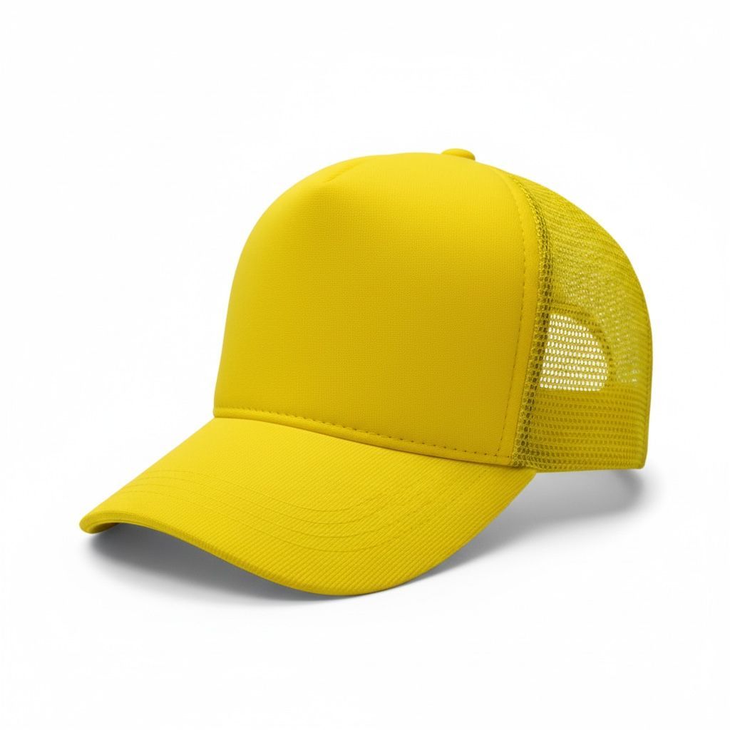 Boné Trucker Hexa Copa Tela Respirável Liso Ajustável Casual Várias Cores Presente Pai Filho