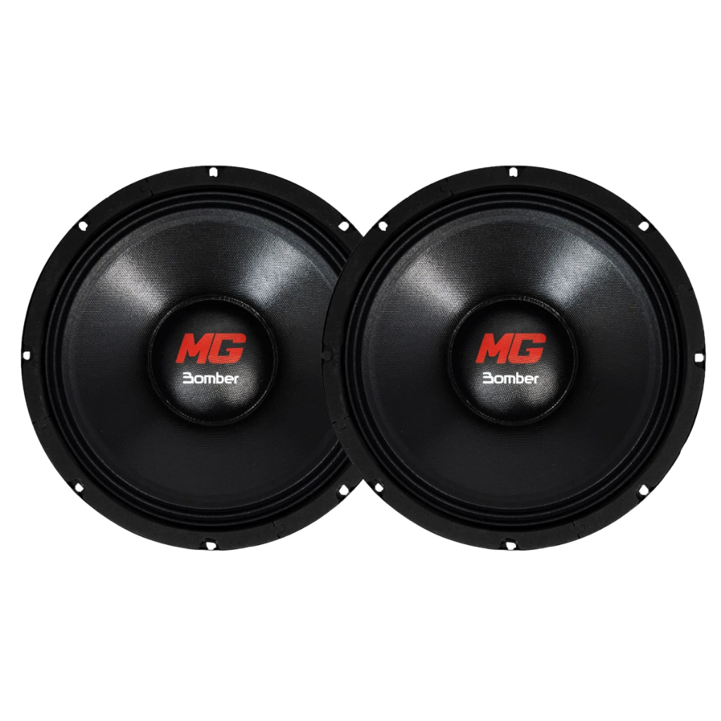 Par Alto Falantes Woofers Bomber Mg10 Copper Ring 600w 10pol 8 Ohms