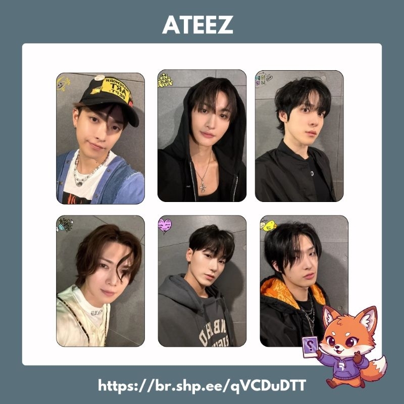 Ateez Lemon Drop Era Photocards Fanmades💜
