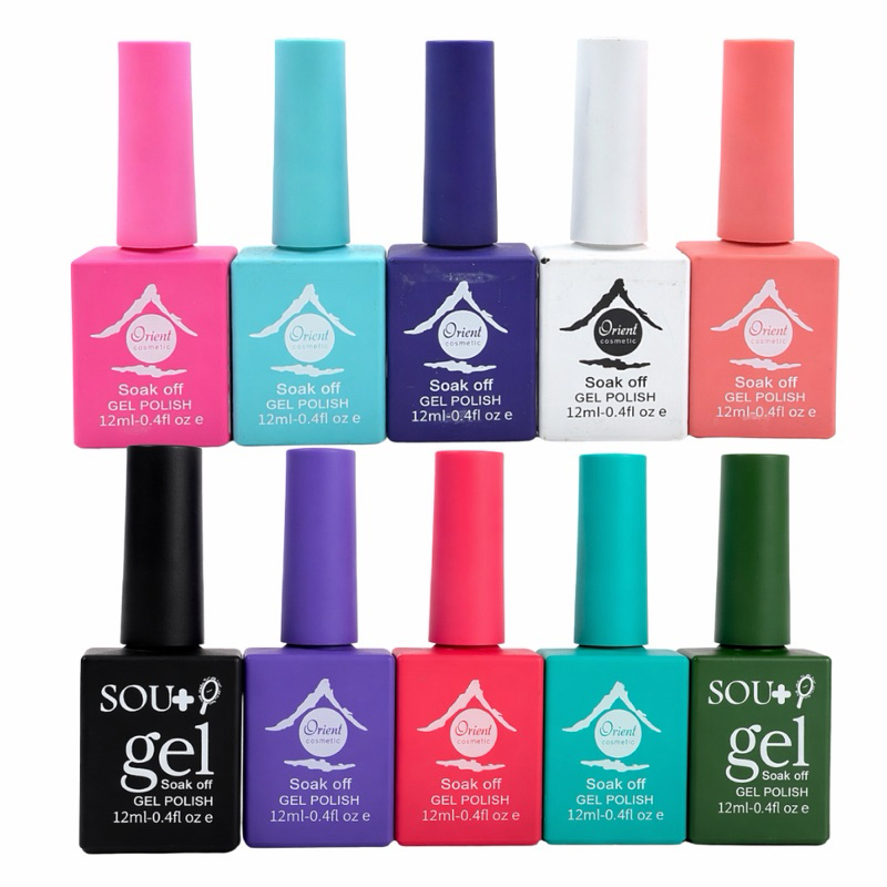 Kit 20 Esmalte Gel Led UV 12ml Otima Cobertura Muito Pigmentado