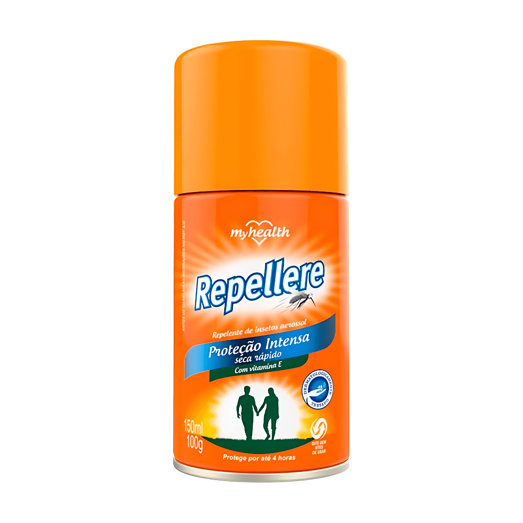 Spray Repelente De Insetos Repellere Proteção Intensa Seca Rápido