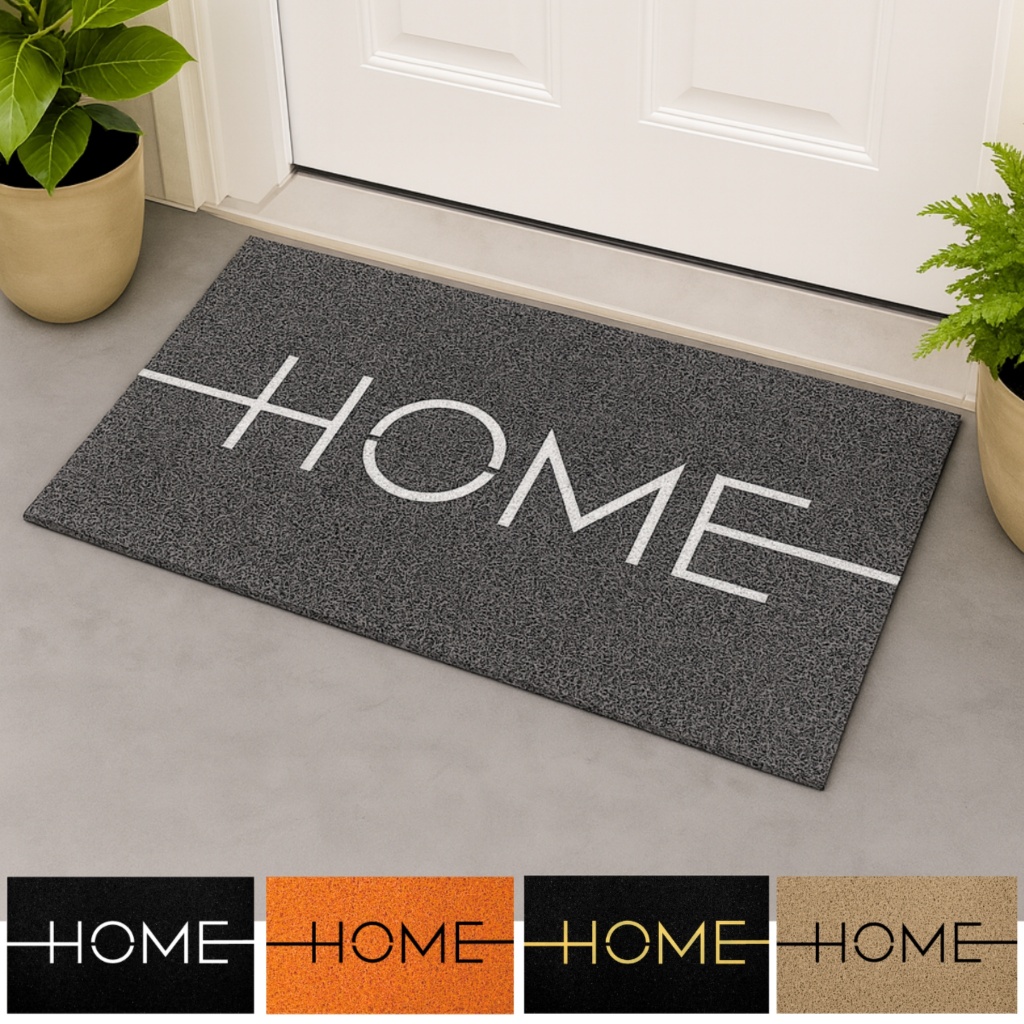 Tapete Capacho Home 40x60cm Porta de Entrada Vinil Antiderrapante Premium Residencial