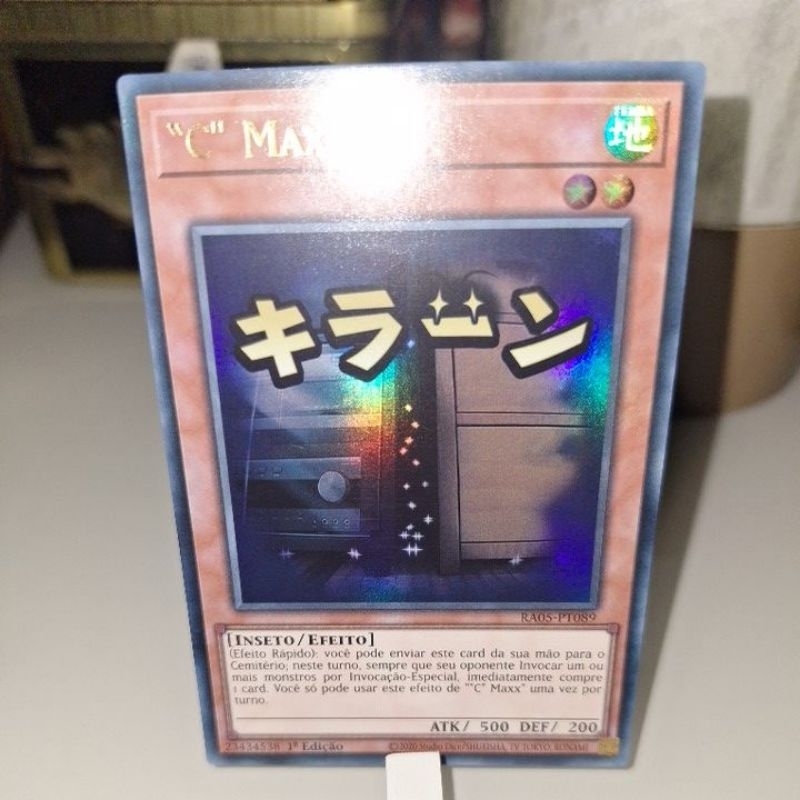 "C" Maxx Ultra Rara Foil - RA05-PT089 - Carta Original  Yu-Gi-Oh / Yugioh - KONAMI