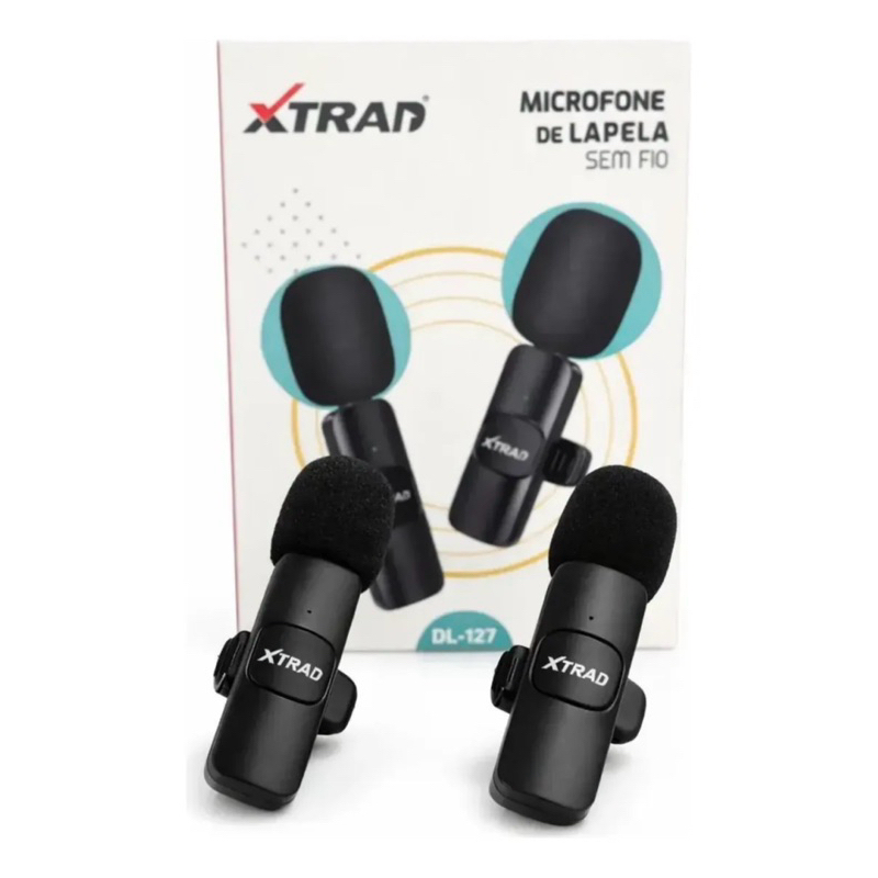 Microfone de Lapela Sem fio