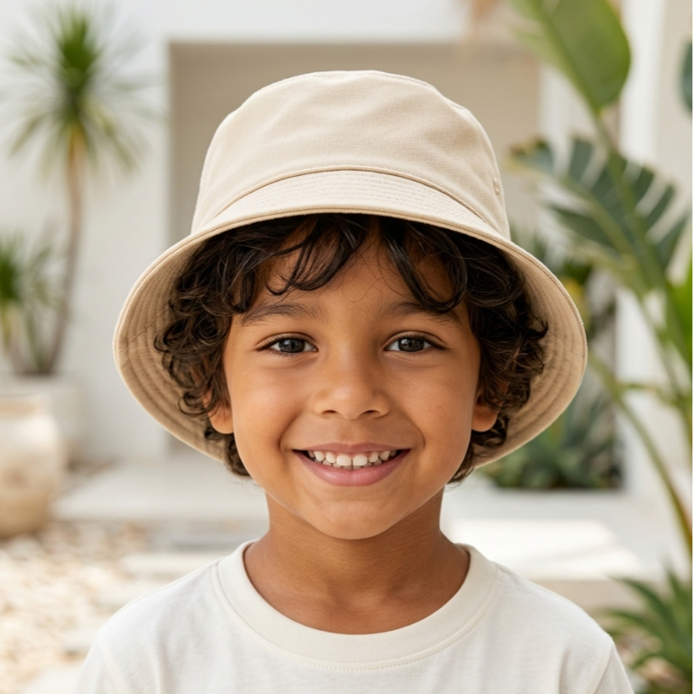 Chapéu bucket Hat infantil 3 a 10 Anos Praia Kids Menino Menina Estilo Blogueirinho Tendência Verão